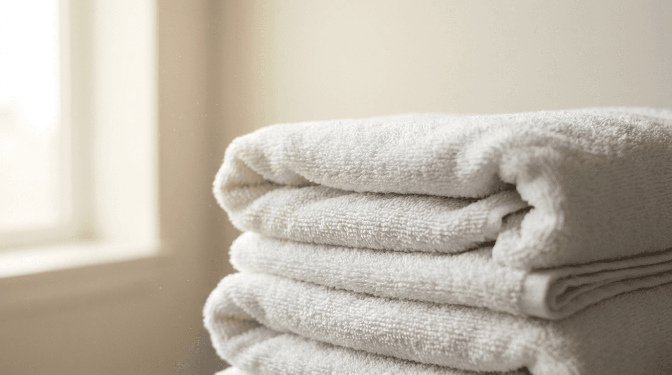 Fresh, professionally prepared linens and bathroom essentials